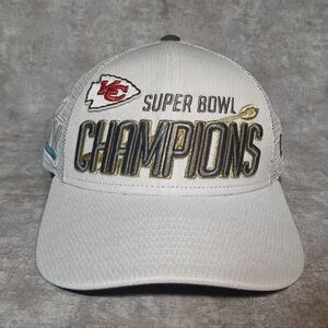 Kansas City Chiefs Super Bowl Champions Hat LIV Trucker New Era 9Forty YOUTH